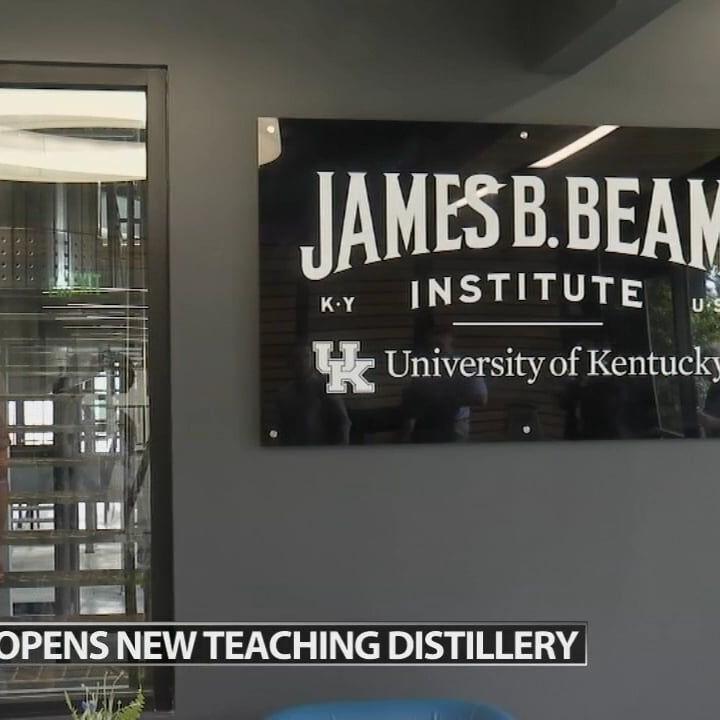 UK opens Jim Beam institute on campus, the world's largest teaching distillery